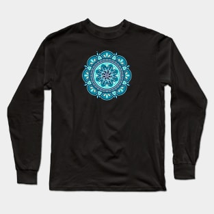 mandala-design, mandala-art, geometric, abstract, mandala and spirituality, colorful, rainbow, mandala pattern, mandala flower patterns, Flower Mandala ,Spirituality Long Sleeve T-Shirt